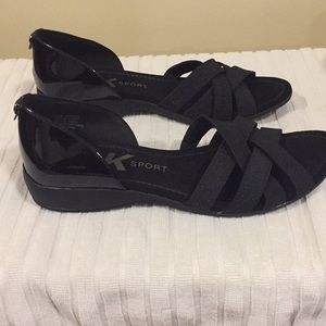 Anne Klein Black Sandals